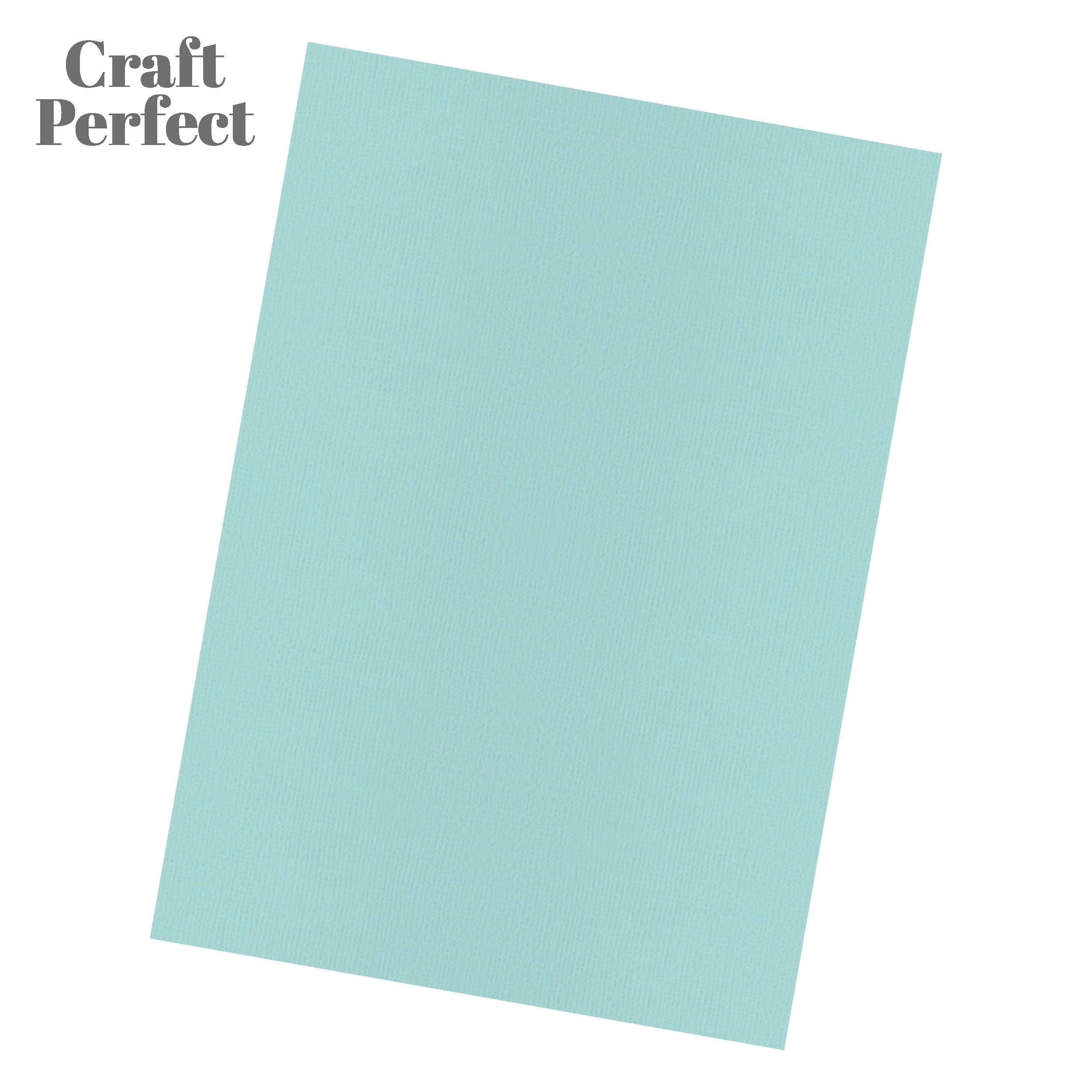 Craft Perfect Classic Card Classic Card  - Arctic Blue - Weave Textured - A4 - 9044e10