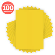 Craft Perfect Classic Card Classic Card - Marigold Yellow - Weave Textured - A4 - 9028e10