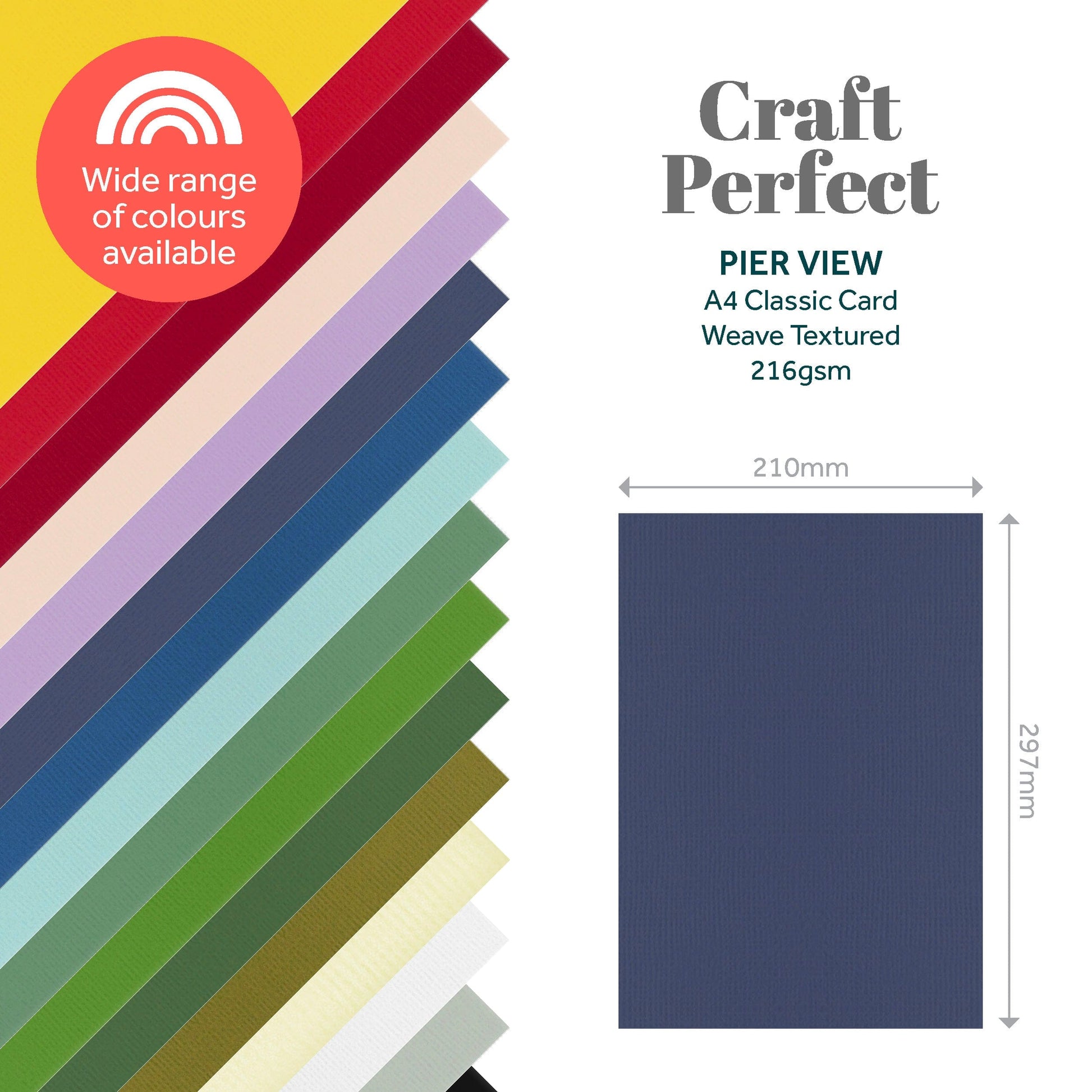 Craft Perfect Classic Card Classic Card  - Pier View - A4 (10/PK) - 9096e