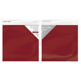 Load image into Gallery viewer, Craft Perfect Classic Card Craft Perfect - Classic Card - Cherry Red - Weave Textured - 12&quot; x 12&quot; (5/Pk) - 9197e