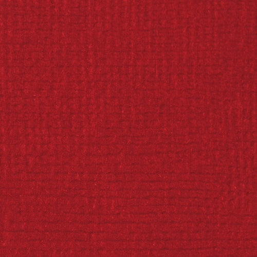 Craft Perfect Classic Card Craft Perfect - Classic Card - Cherry Red - Weave Textured - 12" x 12" (5/Pk) - 9197e