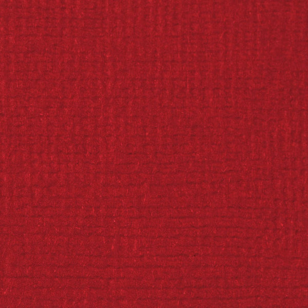 Craft Perfect Classic Card Craft Perfect - Classic Card - Cherry Red - Weave Textured - 12" x 12" (5/Pk) - 9197e