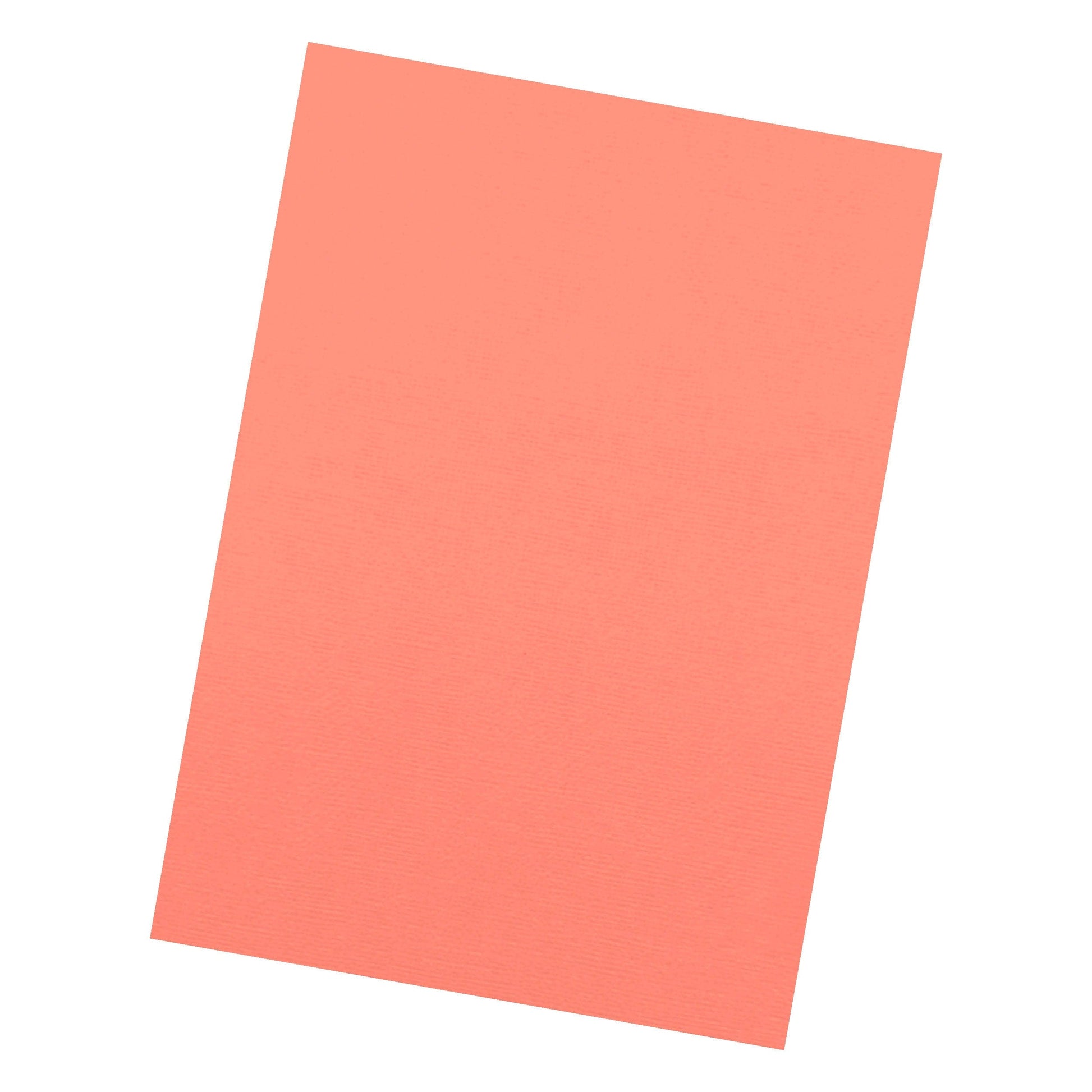 Craft Perfect Classic Card Craft Perfect - Classic Card  - Coral Pink - Weave Textured - A4(10/PK) - 9063e