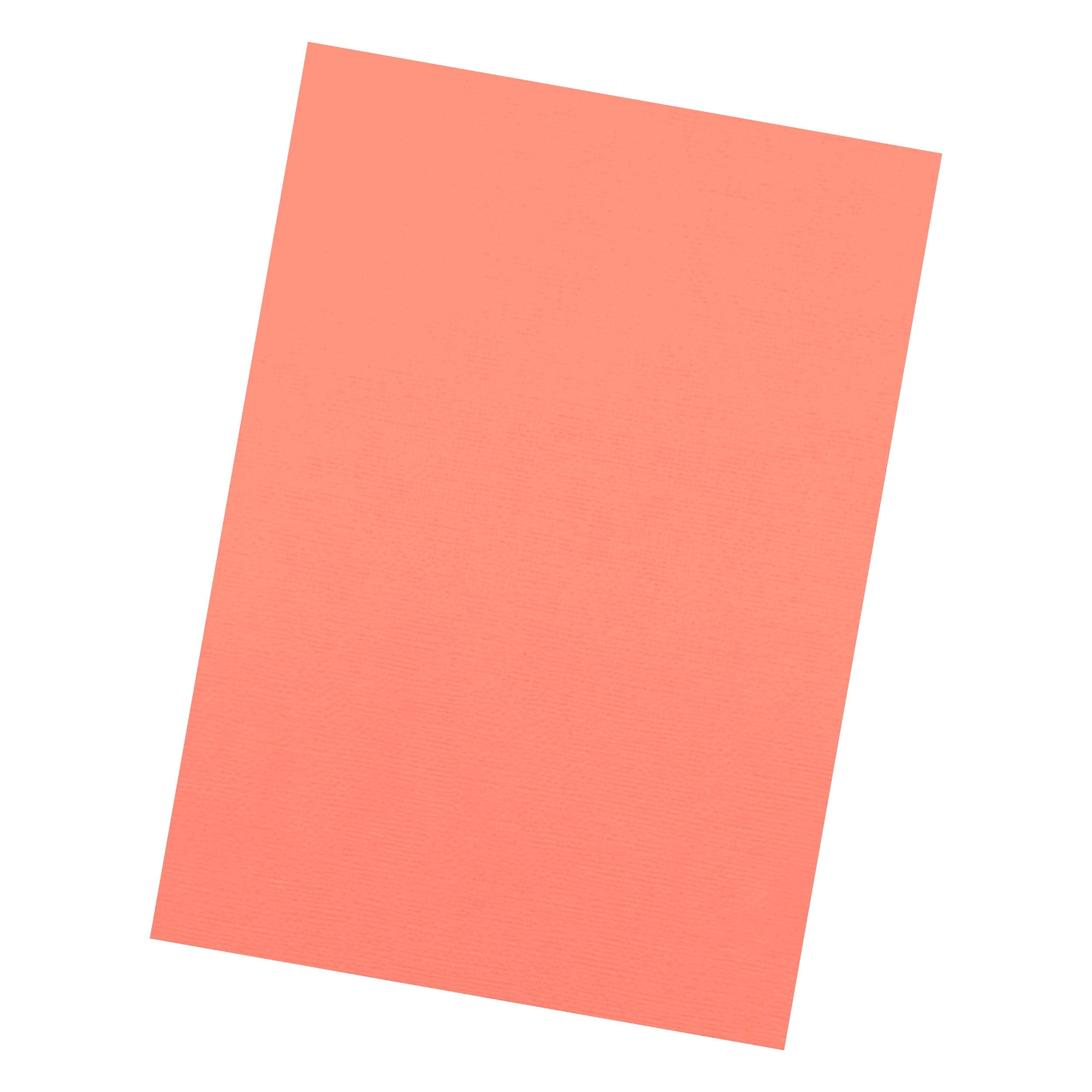 Craft Perfect Classic Card Craft Perfect - Classic Card  - Coral Pink - Weave Textured - A4(10/PK) - 9063e