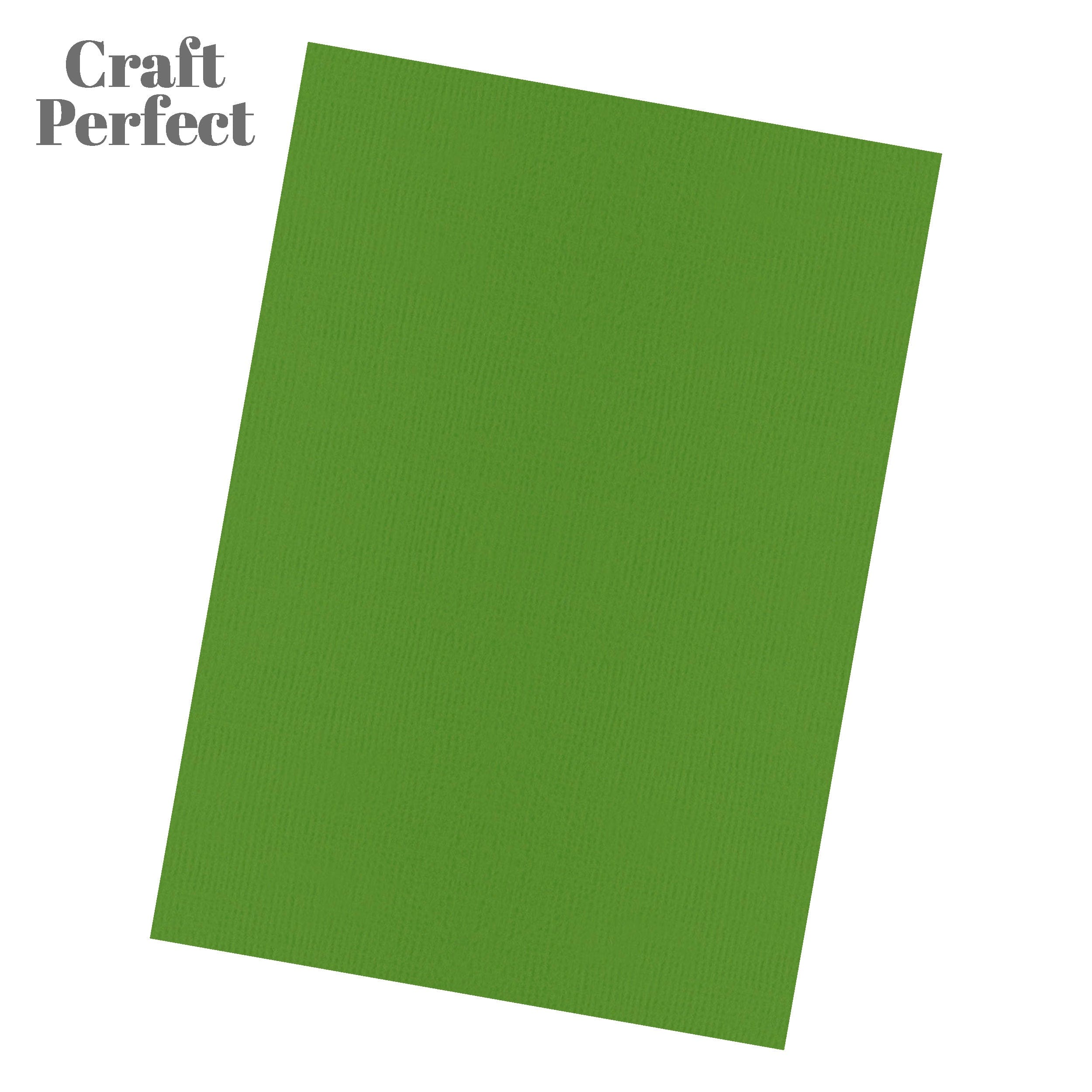 Craft Perfect Classic Card Craft Perfect - Classic Card - Grass Green - A4 - 216gsm - 10 Sheets - 9035E