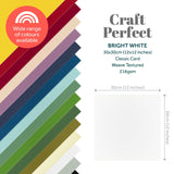 Load image into Gallery viewer, Craft Perfect Classic Card Multipack of 2 - Classic Card - Bright White -12&quot; x 12&quot; - 9137E2