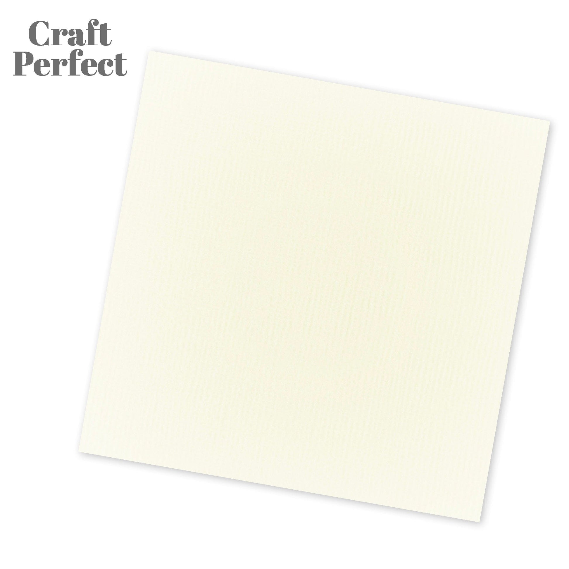 Craft Perfect Classic Card Multipack of 2 - Classic Card - Ivory White - 12" x 12" - 9136E2