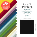 Load image into Gallery viewer, Craft Perfect Classic Card Multipack of 2 - Classic Card - Jet Black - 12&quot; x 12&quot; - 9132E2
