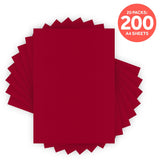 Load image into Gallery viewer, Craft Perfect Classic Card Multipack of 20 - Classic Card - Cherry Red- A4 - 9076E20