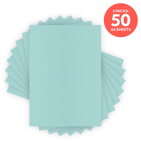 Craft Perfect Classic Card Multipack of 5 - Classic Card  -Arctic Blue - A4 - 9044e5