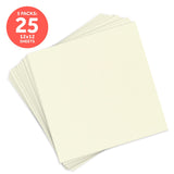 Load image into Gallery viewer, Craft Perfect Classic Card Multipack of 5 - Classic Card - Ivory White - 12&quot; x 12&quot;- 9136E5