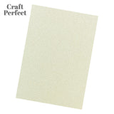 Load image into Gallery viewer, Craft Perfect Glitter Card Craft Perfect – Glitter Card - Sugar Crystal - A4 (5/PK)  - 9948E