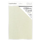 Load image into Gallery viewer, Craft Perfect Glitter Card Craft Perfect – Glitter Card - Sugar Crystal - A4 (5/PK)  - 9948E
