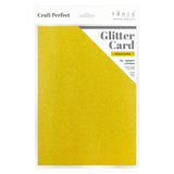 Load image into Gallery viewer, Craft Perfect Glitter Card Multipack of 3 Glitter Card - Sherbet Lemon- A4 - 9956E3