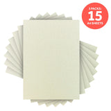 Load image into Gallery viewer, Craft Perfect Glitter Card Multipack of 3 Glitter Card - Sugar Crystal - A4 - 9948E3