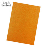 Load image into Gallery viewer, Craft Perfect Glitter Card Multipack of 3 Glitter Card - Sugared Coral - A4 - 9957E3