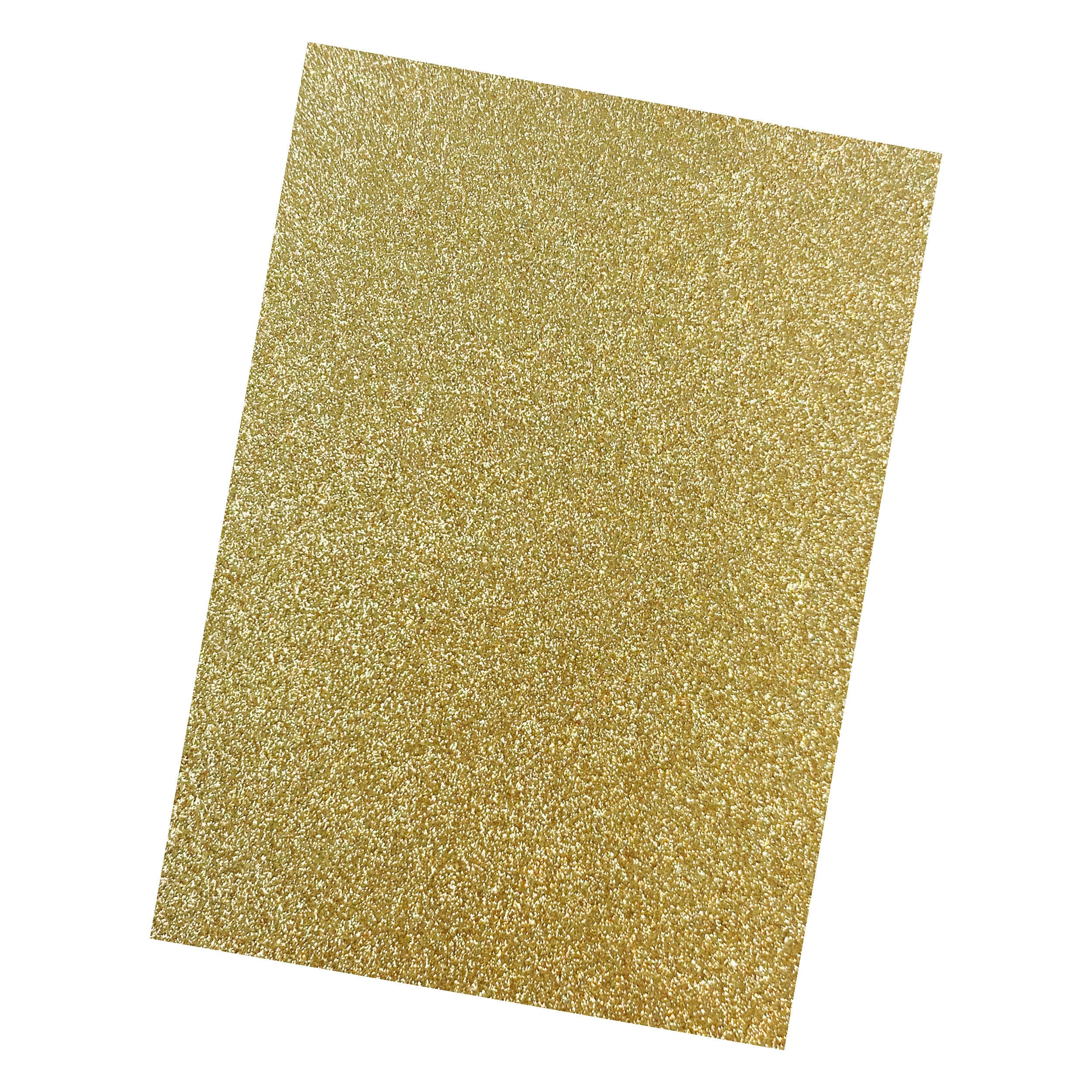 Craft Perfect Glitter Card Multipack of 3 Glitter Card - Welsh Gold - A4 - 9942E3