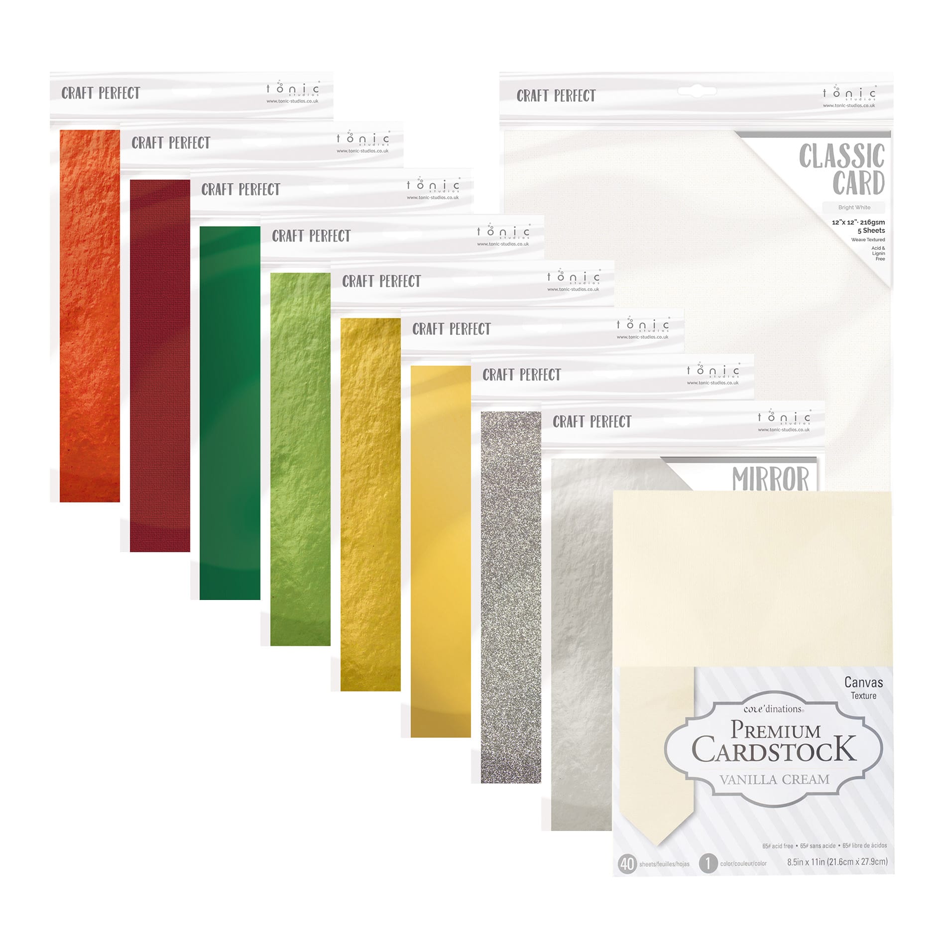 Craft Perfect Hidden Bundle Mixed Cardstock - Yuletide Memories Collection