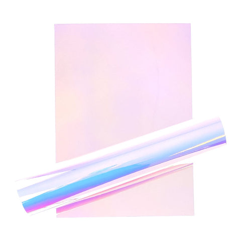 Craft Perfect Iridescent Mirror Card Craft Perfect - High Gloss Iridescent Mirror Card - Prismatic Pink - A4 (5/PK) - 8721E