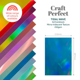 Load image into Gallery viewer, Craft Perfect Iridescent Mirror Card Craft Perfect - Iridescent Mirror Card - Tidal Wave - A4 (5/PK) - 9771E