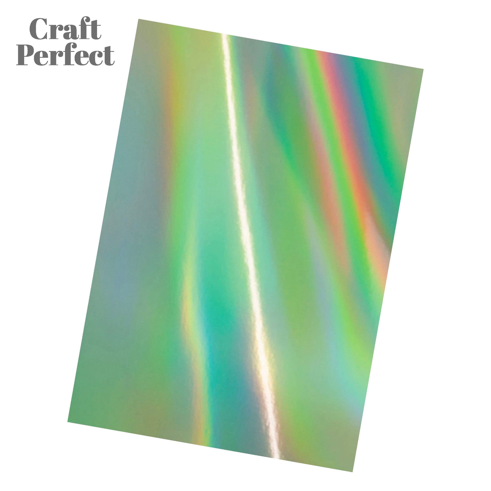 Craft Perfect Iridescent Mirror Card Craft Perfect - Iridescent Mirror Card - Water Sprite - A4 (5/PK) - 9776E