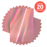 Load image into Gallery viewer, Craft Perfect Iridescent Mirror Card Multipack of 4 Iridescent Mirror Card -Angel Fire - A4 - 9780E4