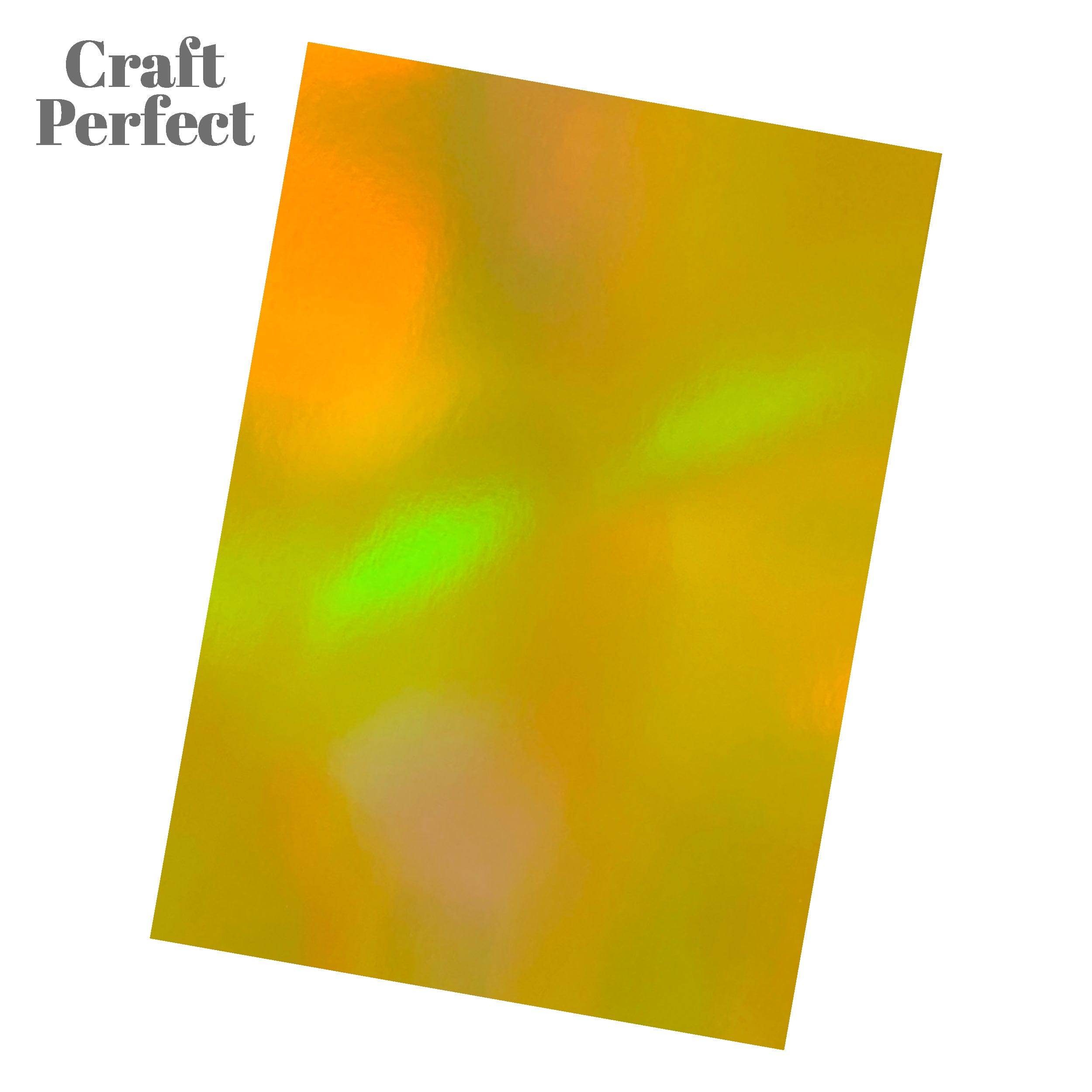 Craft Perfect Iridescent Mirror Card Multipack of 4 Iridescent Mirror Card - Inca Gold - A4 - 9777e4