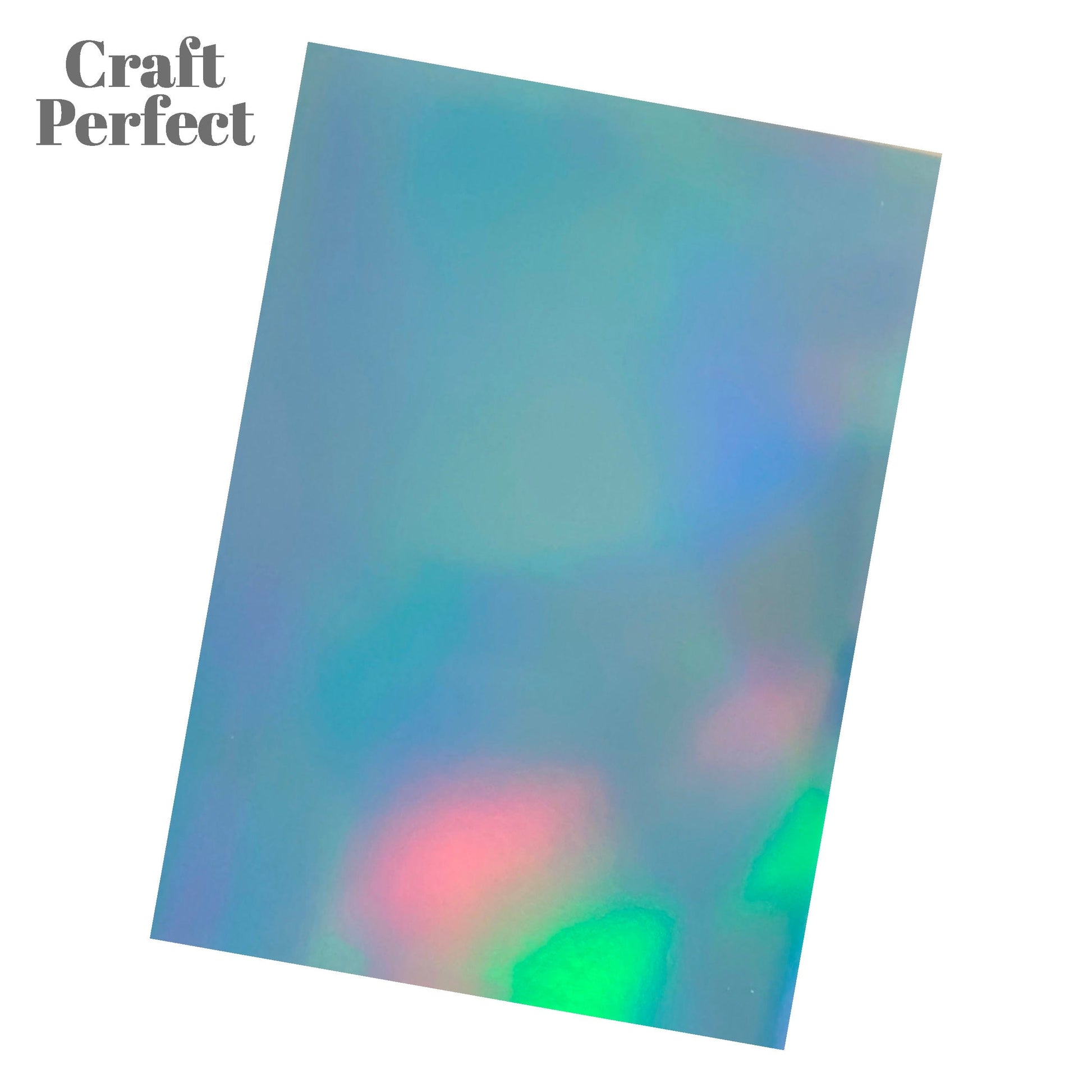 Craft Perfect Iridescent Mirror Card Multipack of 4 Iridescent Mirror Card -Marina Mist - A4 - 9778E4