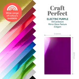 Load image into Gallery viewer, Craft Perfect Mirror Card Craft Perfect - Electric Purple Mirror Card Craft Perfect - Mirror Card - Electric Purple A4 250GSM - 9440E