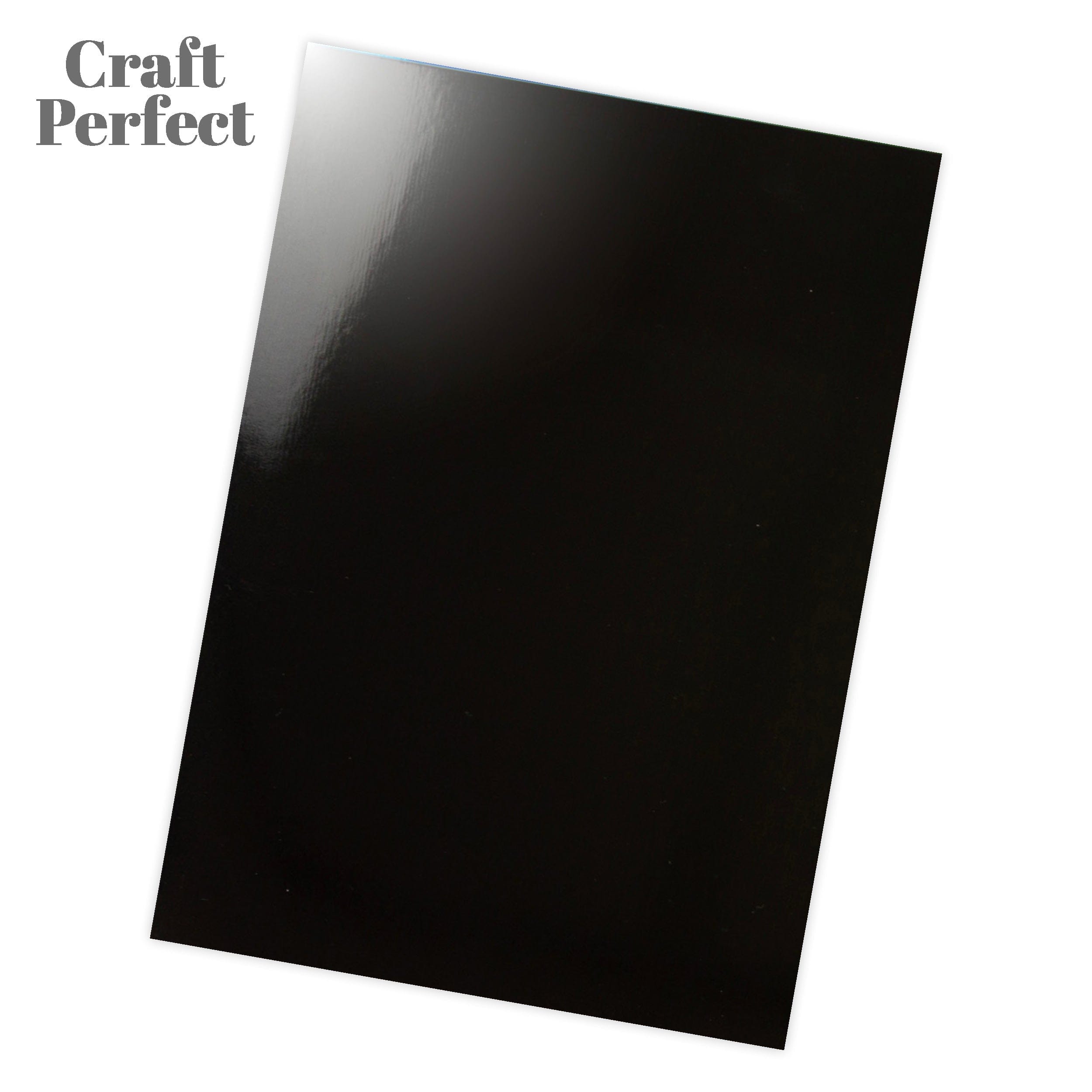 Craft Perfect Mirror Card Craft Perfect - Glossy Black Mirror Card Craft Perfect - Mirror Card - Glossy Black A4 - 9444E