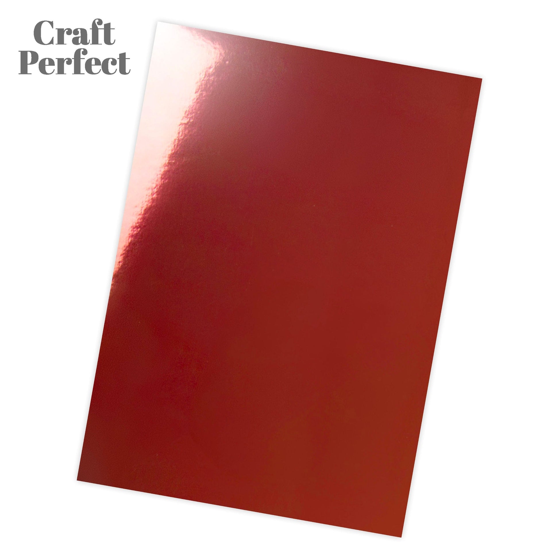 Craft Perfect Mirror Card Craft Perfect - Mirror Card - High Gloss - Opera Red - A4 (5/PK) - 9447e