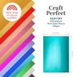 Load image into Gallery viewer, Craft Perfect Mirror Card Craft Perfect - Mirror Card - Satin Effect - Silky Sky - A4 - 250gsm - 5 Sheets - 9476E