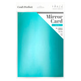 Load image into Gallery viewer, Craft Perfect Mirror Card Craft Perfect - Mirror Card - Satin Effect - Silky Sky - A4 - 250gsm - 5 Sheets - 9476E