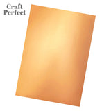 Load image into Gallery viewer, Craft Perfect Mirror Card Multipack of 4 Mirror Card - Satin Effect -Copper Mine - A4 - 9475E4