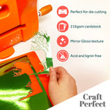 Load image into Gallery viewer, Craft Perfect Mirror Card Pack of 4 Mirror Card - High Gloss - Magnificent Magenta - A4 - 8700e4