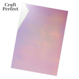 Load image into Gallery viewer, Craft Perfect Mirror Card Pack of 4 - Mirror Card High Gloss - Prismatic Pink- A4- 8721E4