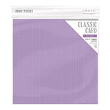 Load image into Gallery viewer, Craft Perfect New Classic Card Craft Perfect - Classic Card - Mauve Purple- Weave Textured - 12&quot; x 12&quot; (5/Pk) - 9173e