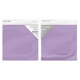 Load image into Gallery viewer, Craft Perfect New Classic Card Craft Perfect - Classic Card - Mauve Purple- Weave Textured - 12&quot; x 12&quot; (5/Pk) - 9173e