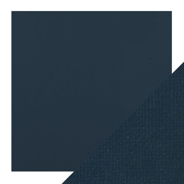 Craft Perfect New Classic Card Craft Perfect - Classic Card - Navy Blue - Weave Textured - 12" x 12" (5/Pk) - 9170e