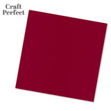 Load image into Gallery viewer, Craft Perfect New Classic Card Pack of 2 - Classic Card - Cherry Red - Weave Textured - 12&quot; x 12&quot;- 9197e2