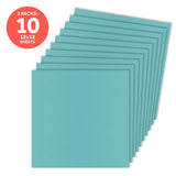 Load image into Gallery viewer, Craft Perfect New Classic Card Pack of 2 - Classic Card - Cornflower Blue - Weave Textured - 12&quot; x 12&quot; - 9166e2