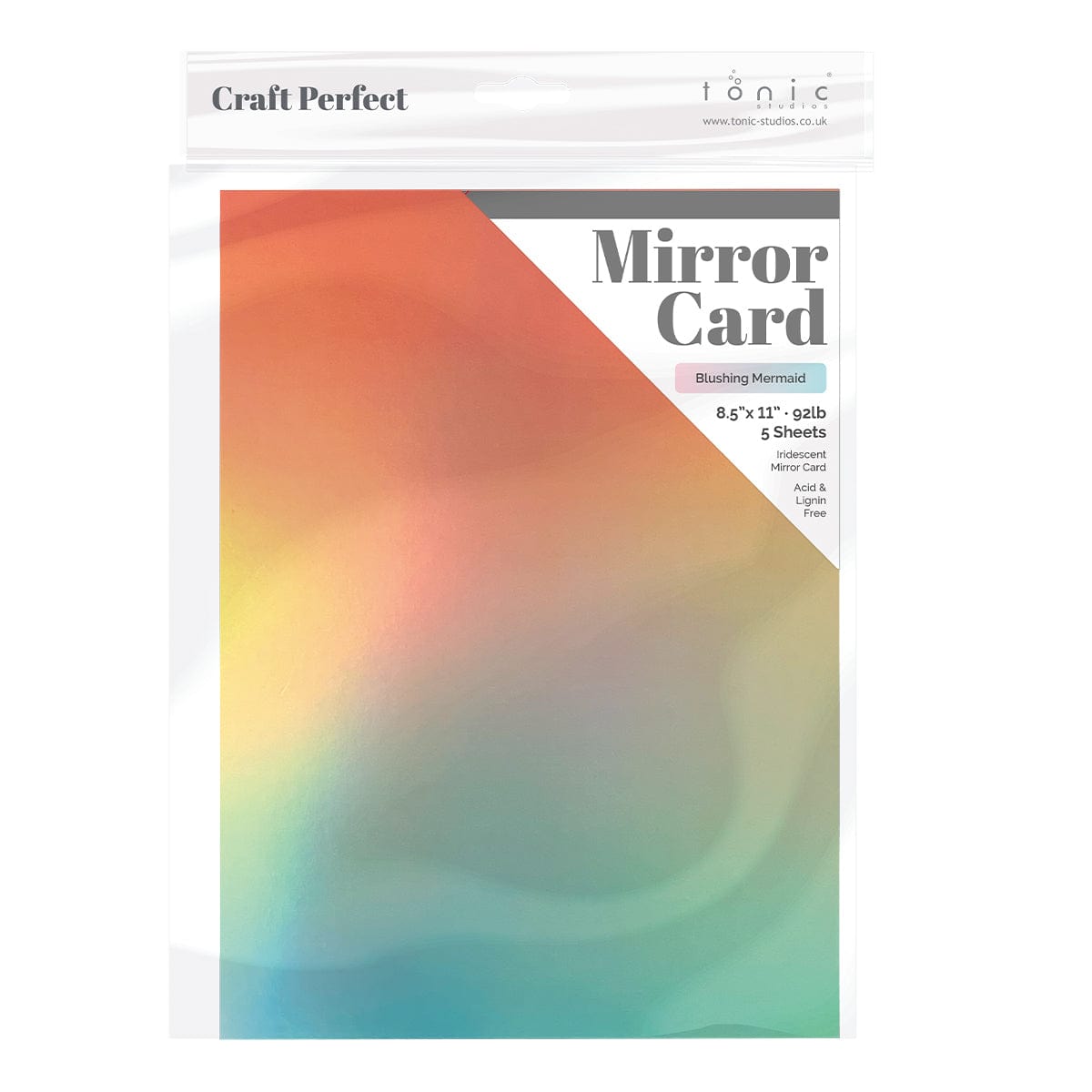 Craft Perfect Ombre Card Craft Perfect - Ombre Card - Blushing Mermaid - A4 (5/PK) -9781e