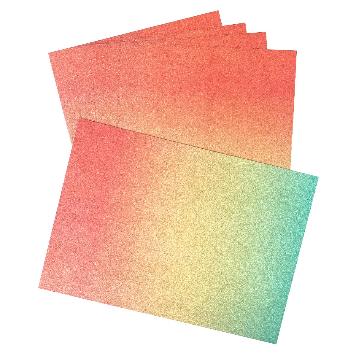 Craft Perfect Ombre Card Craft Perfect - Ombre Card - Mermaid Shimmer - A4 (5/PK) - 8894E