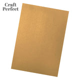 Load image into Gallery viewer, Craft Perfect Pearlescent Card Craft Perfect - Majestic Gold Pearlescent Card Multipack of 4 Pearlescent Card - Majestic Gold A4 - 9500E4