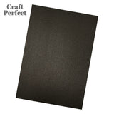 Load image into Gallery viewer, Craft Perfect Pearlescent Card Craft Perfect - Onyx Black Pearlescent Card Multipack of 4 Pearlescent Card - Onyx Black A4 -9498E4