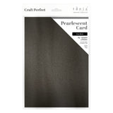 Load image into Gallery viewer, Craft Perfect Pearlescent Card Craft Perfect - Onyx Black Pearlescent Card Multipack of 4 Pearlescent Card - Onyx Black A4 -9498E4