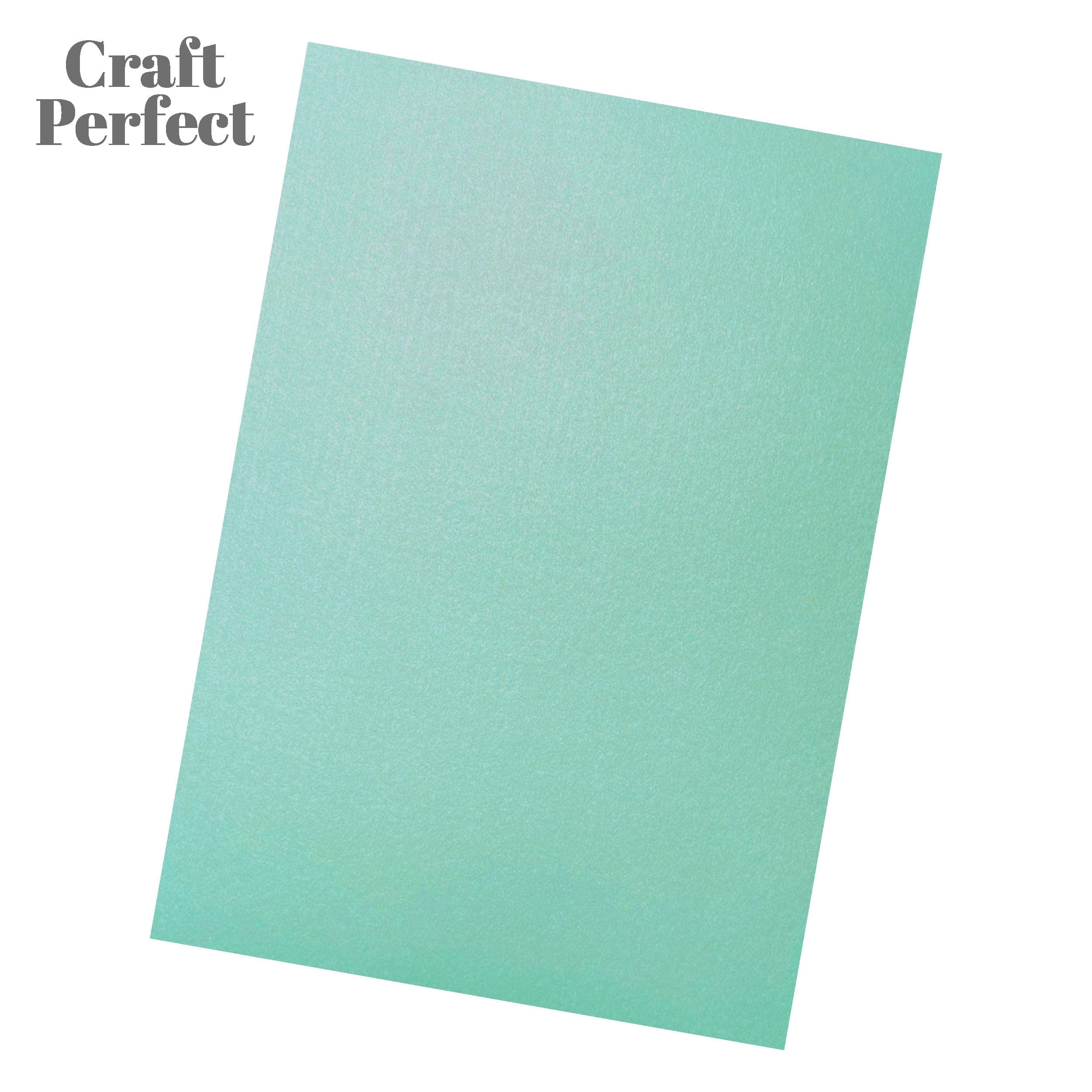 Craft Perfect Pearlescent Card Craft Perfect - Pearlescent Card - Caribbean Sea - A4 (5/PK) - 9517E