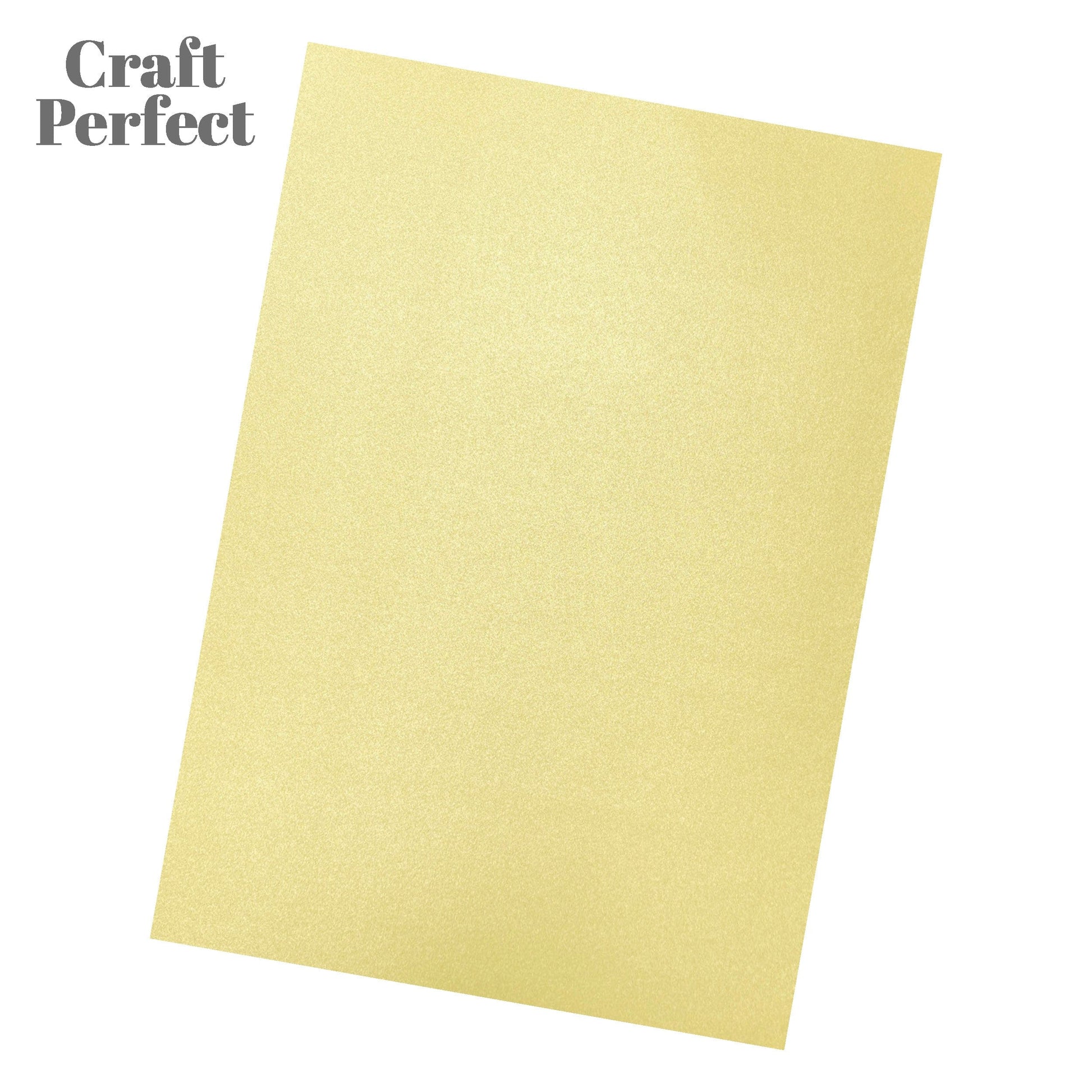 Craft Perfect Pearlescent Card Craft Perfect - Pearlescent Card - Ivory Sheen - A4 (5/PK) - 9512e