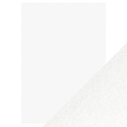 Craft Perfect Pearlescent Card Craft Perfect - Pearlescent Card - Pearl White A4 (5/PK) - 9497E