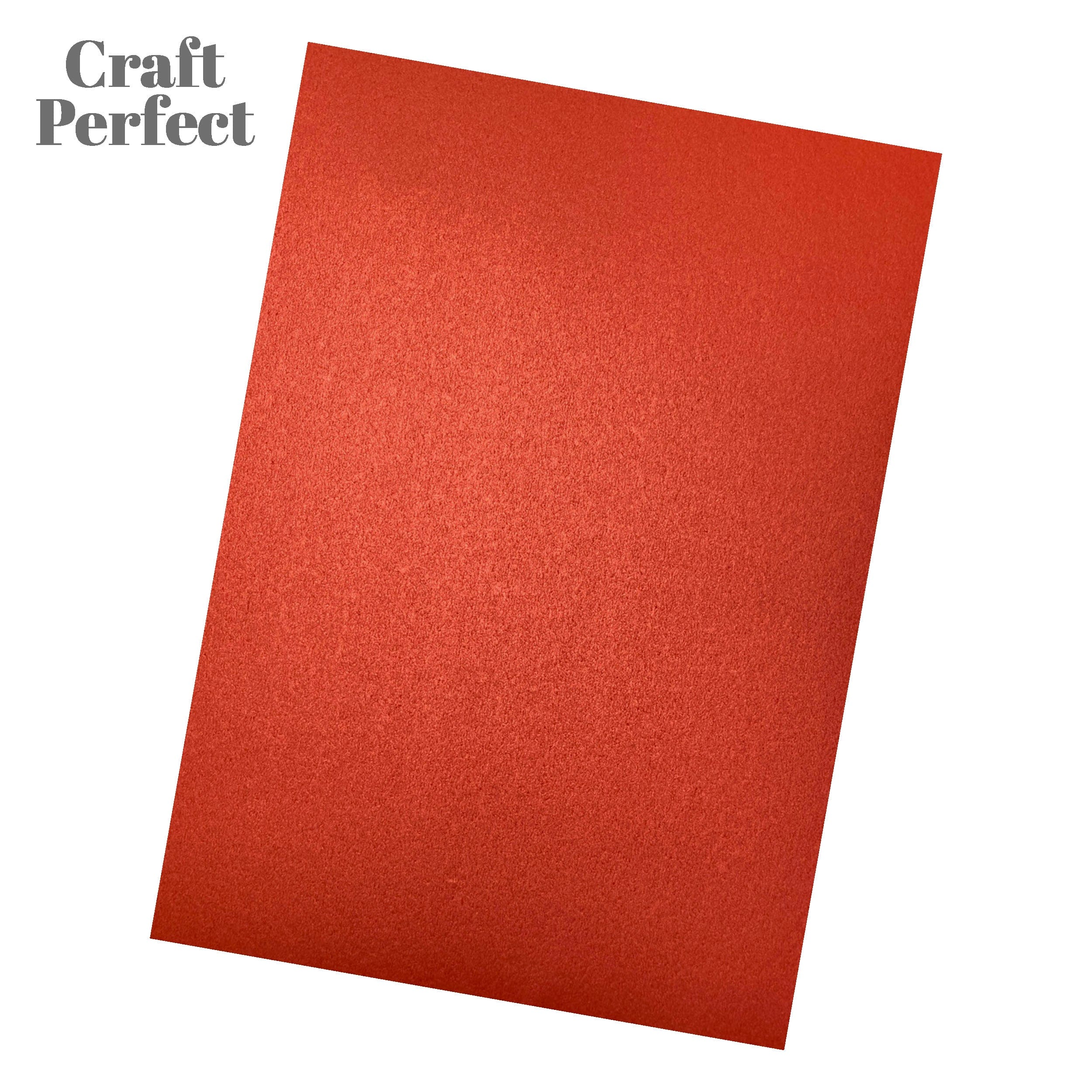 Craft Perfect Pearlescent Card Craft Perfect - Red Velvet Pearlescent Card Craft Perfect - Pearlescent Card - Red Velvet A4 (5/PK) - 9506E